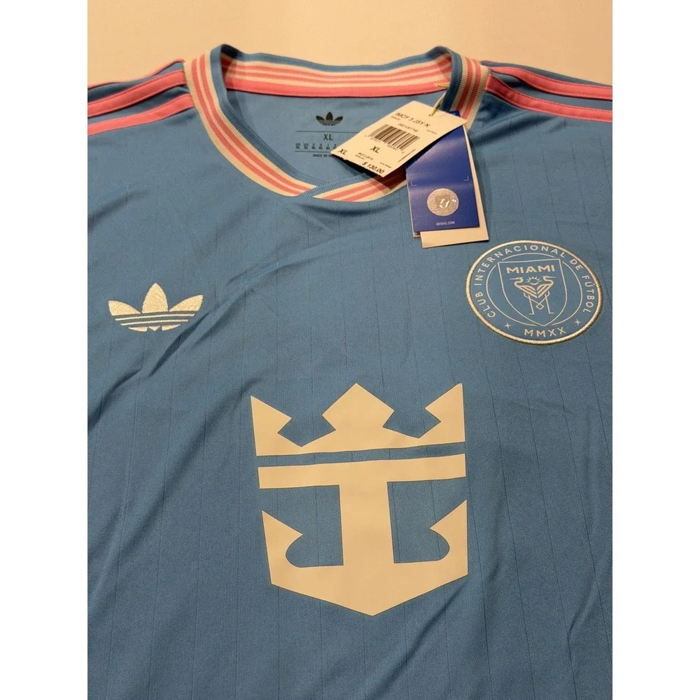 Adidas Inter Miami CF Lionel Messi Jersey KA7504 MLS Mens XL NWT Blue
